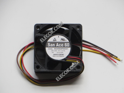 Sanyo 9GA0624P6S001 24V 0,07A 3wires Cooling Fan 