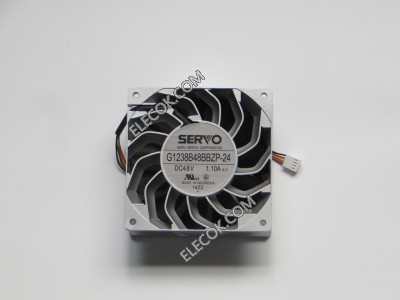 Japan Servo G1238B48BBZP-24 48V 1.10A 4wires Cooling Fan refurbished 