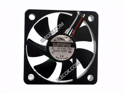 ADDA AD0512HB-G7B 12V 0,15A 4wires Cooling Fan 