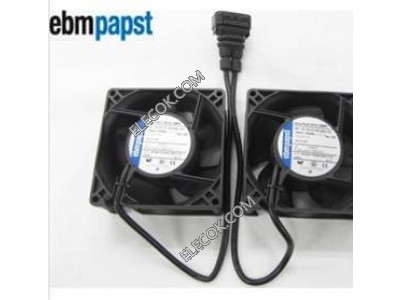 2pcs EBM-Papst 3218J/2NPU Var.194 48V 150mA 7,2W/5W 4wires Cooling Fan with konektor 