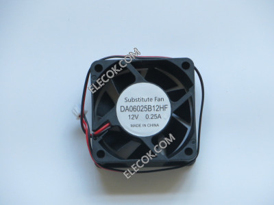 DA06025B12HF 12V 0,25A 2wires cooling fan new replacement 