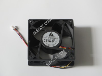 DELTA EFB1324SHE 24V 1.38A 4wires Cooling Fan, original