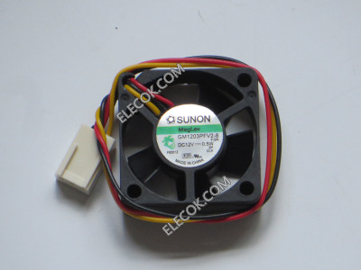 SUNON GM1203PFV2-8 12V 0.5W 3wires Cooling Fan