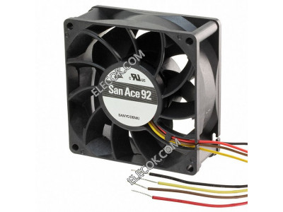 Sanyo 9GA0912P1H031 12V 2,2A 25,2/1,92W 4wires Cooling Fan 