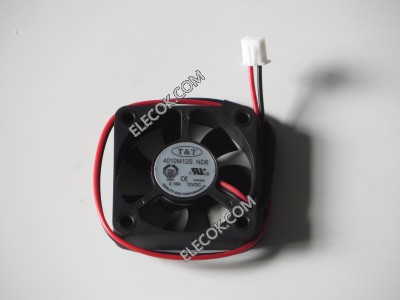 T&amp;T 4010M12S ND6 12V 0.16A 2wires cooling fan