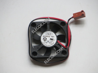 T&T 4010M05S ND1 5V 0.19A 2wires cooling fan