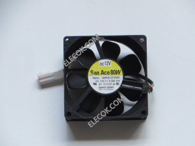 Sanyo 9WP0812P4G06 12V 0,38A 4wires Cooling Fan 