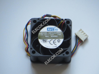 AVC DBTA0420B2U DBTA0420B2U-P008 12V 0.50A 4wires cooling fan 