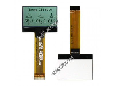 NHD-C12864B2Z-RN-FBW Newhaven Display LCD Graphic Display Modules & Accessories FSTN (+) 48.0 x 36.0 x 2.0