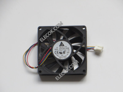 DELTA EFC0812DB-F00 12V 0.50A 3,96W 4wires Cooling Fan 