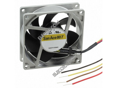 Sanyo 9GT0812P4S001 12V 0,46A 4wires Cooling Fan 
