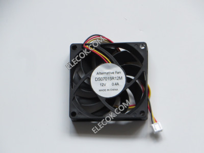 AVC DS07015R12M 12V 0,4A 3wires Hydraulic Csapágy Cooling Fan Replacement 