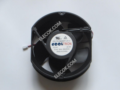 COOLTRON FD1751B24W7-3P-61 24V 28,8W 2wires Chlazení Fan replacement 