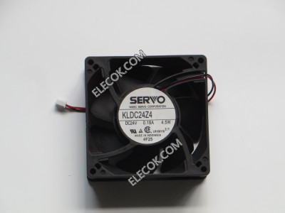 SERVO KLDC24Z4 24V 0.18A 4.5W 2wires Cooling Fan