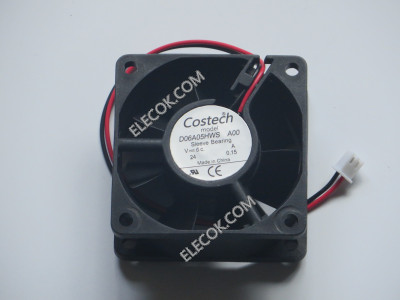 COSTECH D06A05HWS A00 24V 0.15A 2wires Cooling Fan