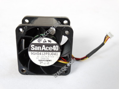 Sanyo 9GV0412P3J041 12V 0,6A 3wires Cooling Fan 