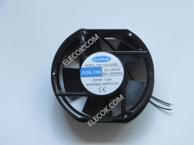 sunflow FM17250A2HBL 220/240V 0.23A 2 Wires Cooling Fan