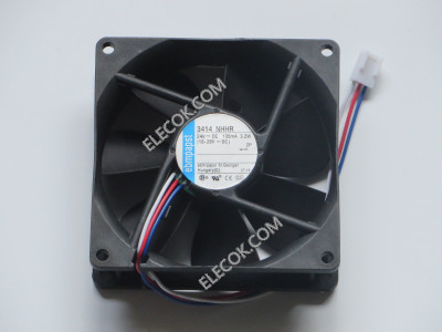 Ebmpapst 3414 NHHR 24V 135mA 3.2W 3wires Cooling Fan