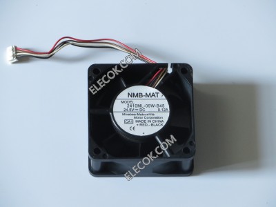 NMB 2410ML-09W-B45 24.5V 0,12A 2,64W 4wires Cooling Fan 