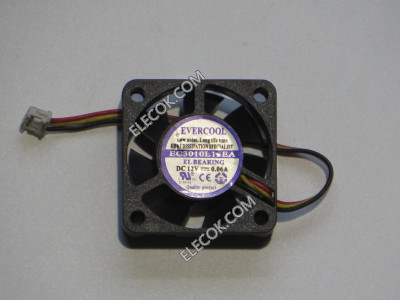 EVERCOOL EC3010L12EA 12V 0,06A 3wires Cooling Fan Refurbished 