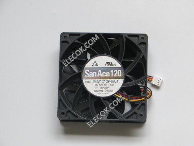 Sanyo 9GV1212P4G01 12V 1.68A   20.16W    4wires Cooling Fan