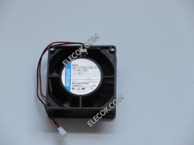 Ebmpapst 8314 24V 92mA 2.2W 2wires Cooling Fan