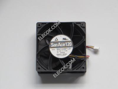Sanyo 9GV1248P1J01 48V 0.75A 36W  4wires Cooling Fan