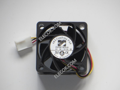 ARX FD0540-A1151D 5V 0.27A 3 wires Cooling Fan ,new 