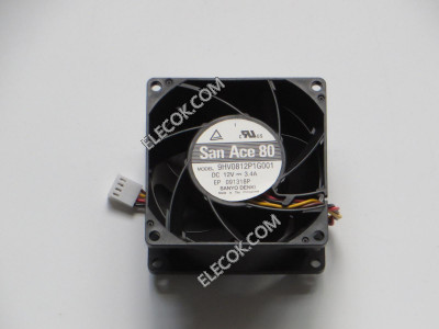 Sanyo 9HV0812P1G001 12V 3,4A 4wires Cooling Fan 