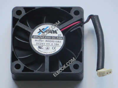 X FAN RDD5015B2 24V 0.18A 2 Wires Cooling Fan