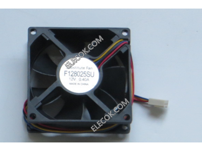 EVERFLOW F128025SU 12V 0.40A 4wires Cooling Fan Replace