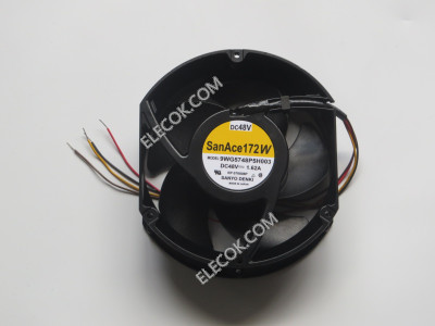 SANYO 9WG5748P5H003 48V 1.62A 4wires  Axial Fan, new