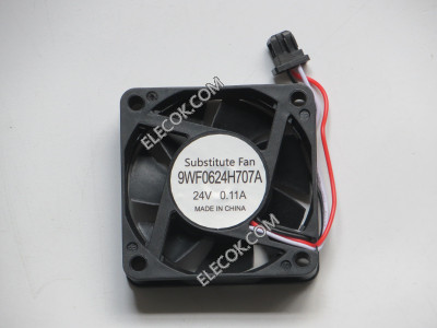 SANYO 9WF0624H707A 24V 0,11A 3wires Cooling Fan with fekete csatlakozó substitute 