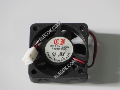CREATE-FLOW A4010H05S 3.3V 0.20A 2wires cooling fan