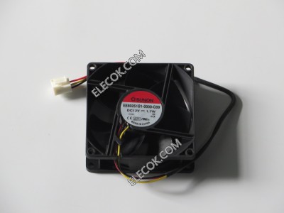 SUNON EE80251B1-0000-G99 12V 1,7W 3wires cooling fan 