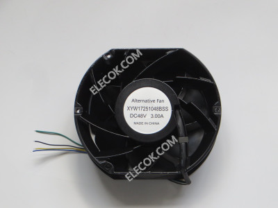 XTREME XYW17251048BSS 48V 3.00A 4wires Cooling Fan, replacement--Semicircular shape