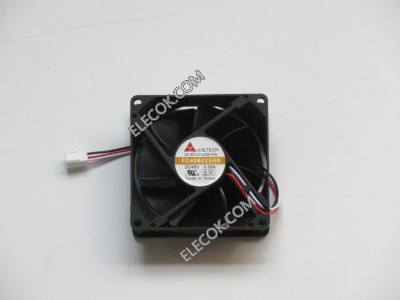 Y.S Tech FD488025HB 48V 0.09A 3wires Cooling Fan, 80mm x 80mm x 25mm