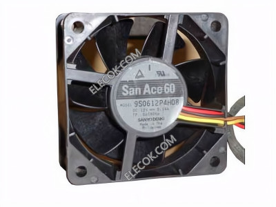 Sanyo 9S0612P4H08 12V 0.14A 4wires Cooling Fan