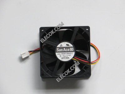 Sanyo 9S0812M4011 12V 0.08A 3wires Cooling Fan