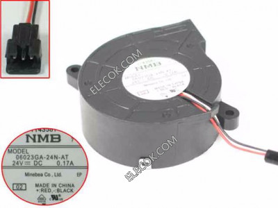 NMB 06023GA-24N-AT 24V 0.17A 3wires Cooling Fan