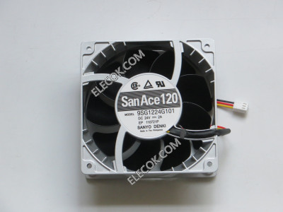 Sanyo 9SG1224G101 24V 2A  3wires Cooling Fan