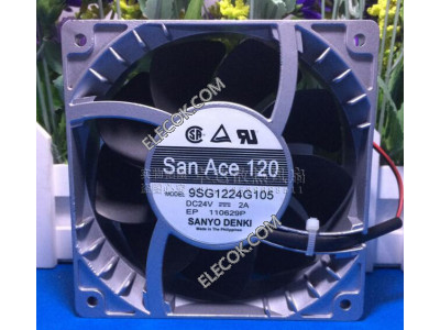 Sanyo 9SG1224G105 24V 2A  3wires cooling fan