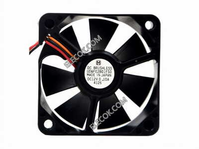 Panasonic UDQFE2B01FS0 12V 0.10A 3wires Cooling Fan