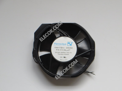 Pfannenberg FAN1738-C 220/240V 0.16/0.17A 2wires Cooling Fan without connector, Refurbished