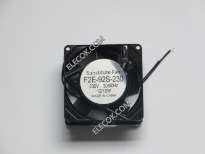 LEIPOLD F2E-92S-230 230V 12/10W 50/60HZ 0,08/0,07A 2wires Cooling Fan Replacement 