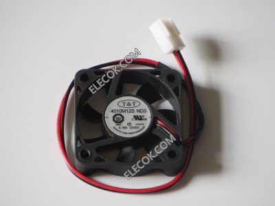 T&amp;T 4010M12S ND3 12V 0,16A 2wires HTPC ATOM Q5 Q6 Cooling Fan 