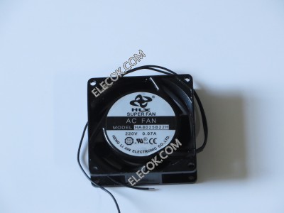 SUPER FAN HA8025B22H 220V 0.07A 2 wires Cooling Fan