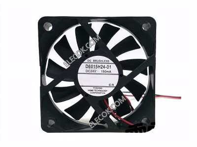 TOSHIBA D6015H24-01 24V 150mA 2 dráty Cooling Fan 