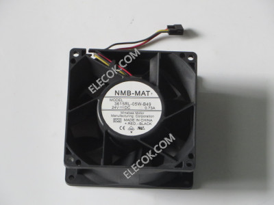 NMB 3615RL-05W-B49 24V 0.73A 3wires Cooling Fan