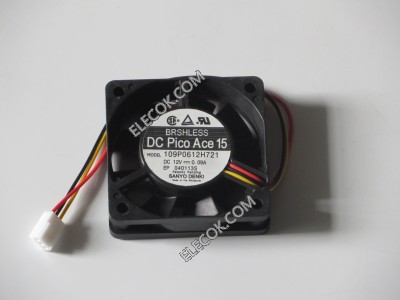 Sanyo 109P0612H721 12V 0,09A 3wires Cooling Fan Refurbished 